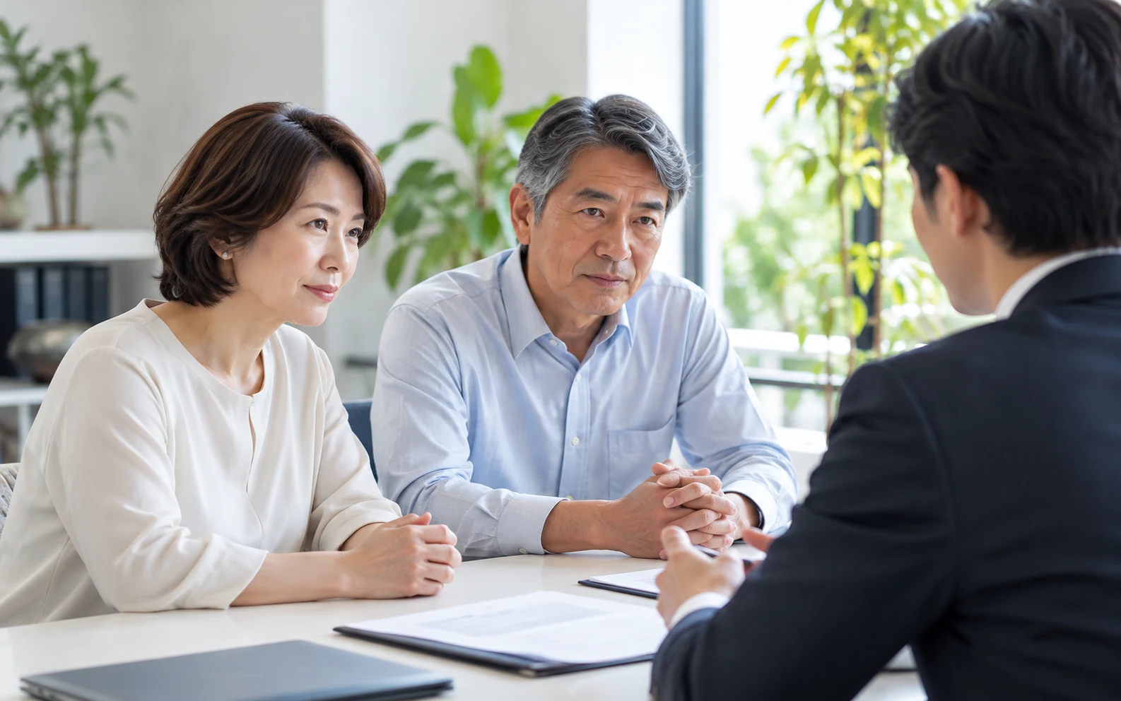 家族と弁護士の相談風景